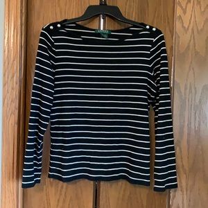 Black and white stripped top